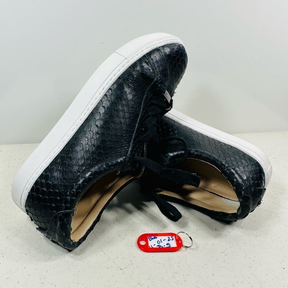 J/SLIDES WOMEN SNEAKER 8 BLACK LEATHER